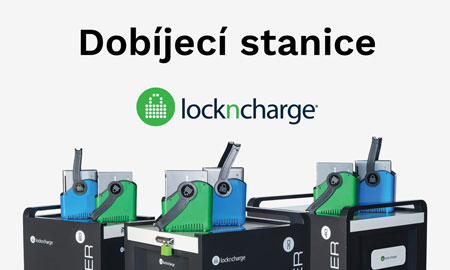 přenosná a spolehlivá dobíjecí stanice na tablety iPady do škol lockncharge