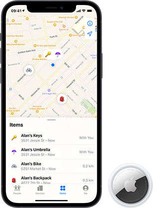 AirTag jednoduchá Apple pojistka proti ztracení věcí nejen pro studenty
